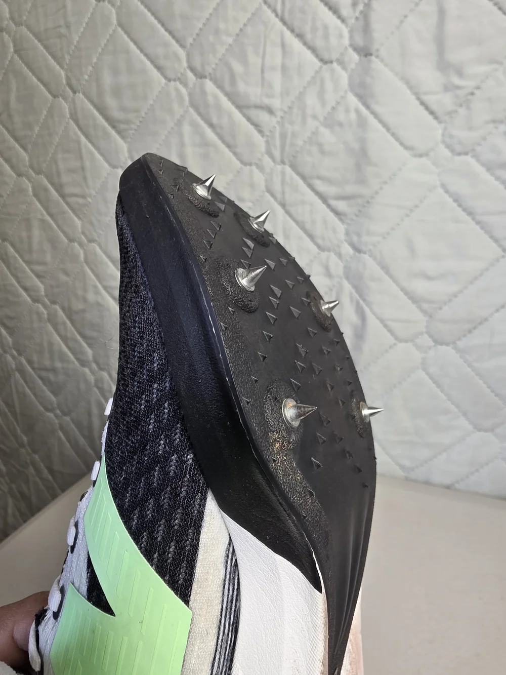 New Balance FuelCell Flite-D Mens Size 6.5 Black White Green